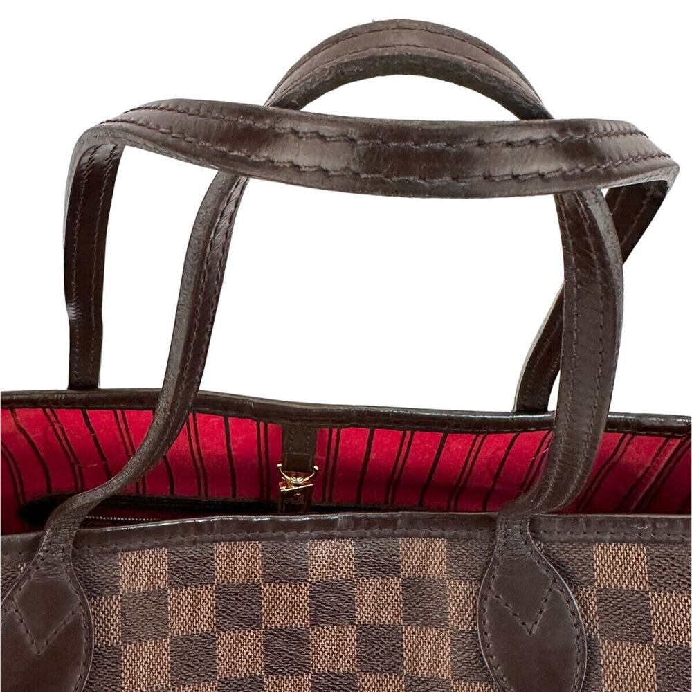 💎✨BEAUTIFUL✨💎Authentic Louis Vuitton Neverfull MM Damier Ebene Canvas Tote Bag - Picture 9 of 11